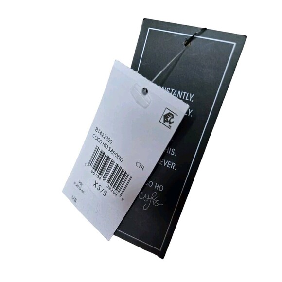 NWT Volcom XS/S coco Ho sarong neon yellow - Picture 2 of 2